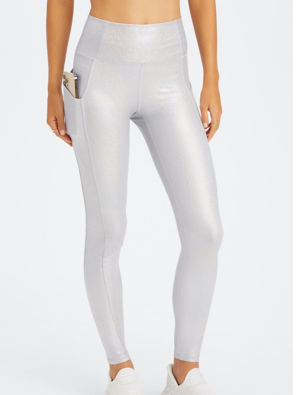 Fabletics Glitter Hologram Oasis PureLuxe High-Waisted Legging